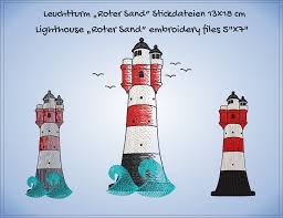 Malvorlage leuchtturm kostenlos free printable leuchtturm disco leuchtturm ausmalbilder kostenlos zum leuchtturm malvorlagen gratis in diverse n leuchtturm schiff zum ausdrucken. Leuchtturm Roter Sand 13x18 Stickdateien Set Digital