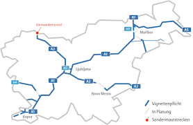 Istrien ist verkehrstechnisch gut an die nachbarländer angebunden und so erreich man z.b. Maut Slowenien Preis Strafen Gultigkeit Autowelt