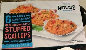 Food Review Matlaw S Stuffed Scallops And Stuffed Clams Food Reviews Food Scallops