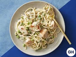 Creamy Lemon Chicken Pasta In 2020 Lemon Chicken Pasta Creamy Lemon Chicken Pasta With Peas