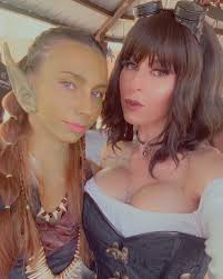 New Viking character for @flarenfest this year Hoedin Queen to Titty Von  Valkyrie of clan Titty Von Vikings ❤️ i loved doing this character and let  me tell you are had a