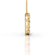 Florence Diamond Hoop Pendant