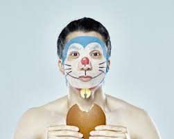 doraemon face pack doraemon cat character japanese face