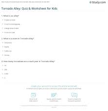 If you teach preschool or kindergarten or are a parent of a child who. Tornado Alley Quiz Worksheet For Kids Study Com