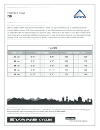 Fillable Online Fuji Size Chart Fax Email Print Pdffiller