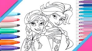 Elsa Y Ana Colorear