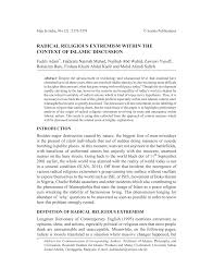 Fungsinya pula, ialah memainkan peranan utama dalam bidang pendidikan dan latihan untuk membangunkan sumber manusia. Pdf Radical Religious Extremism Within The Context Of Islamic Discussion