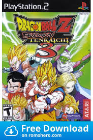 Download Dragon Ball Z Budokai Tenkaichi 3 Playstation 2 Ps2 Isos Rom Dragon Ball Z Dragon Ball Dbz Games