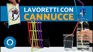 Lavoretti per la festa della mamma. Lavoretti Con Le Cannucce Di Plastica Lavoretti Per Bambini Facili Youtube