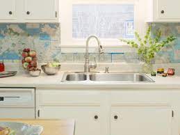 Working behind the kitchen faucet can be tricky, but do your best to reach the trowel teeth back behind the faucet from both sides. Top 32 Diy Kitchen Backsplash Ideas