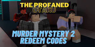 If you're looking for some codes to help you along your journey playing murder mystery s, then you have come to the right place! Murder Mystery 2 Redeem Codes January 2021 The Profaned Otaku