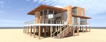 Narrow beach single story mediterranean house plans small elevated. Pin On Potential Raised Beach Houses