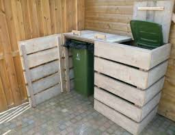 Abri Poubelle Palette Cacher Les Poubelles Palette Diy Creation En Palettes