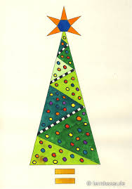 Bilder zum ausmalen, malvorlagen, ausmalbilder, bild, schule, grundschule, unterricht, unterrichtsmaterial: Popart Weihnachtsbaum Lernbasar De