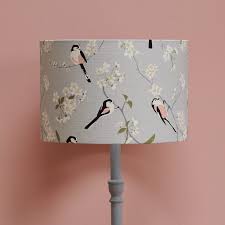 Faux feather faux fur faux leather faux silk felt glass iron leather linen metal metallic fiber mica microfiber no shade paper parchment plastic polyester polyresin. Rspb Lampshade Grey And Pink Long Tailed Tit Design Free Uk Post