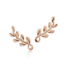 Paloma Picasso Olive Leaf Climberearrings Climber Earrings Tiffany Earrings Olive Earrings