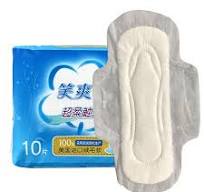 OEM Cotton Top Sheet 245mm Day Use Sanitary Napkin