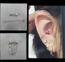 Diy Conch Chain Nose Ring Bump Buying Jewelry Stud Earrings