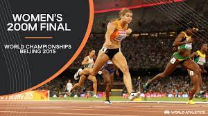 The sprinter takes bronze in women's 200m final. Women S 200m Final World Athletics Championships Beijing 2015 Youtube