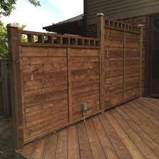 Pt Deck Privacy Wall With Electrical Outlet How To Build A Shed Floating Deck Outdoor Privacy Deck Privacy Privacy Walls