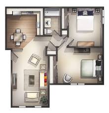 Small Two Bedroom Apartment Floor Diseno De Casas Sencillas Planos De Casas Medidas Modelos De Casas Interiores