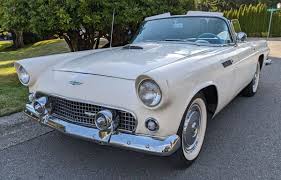 Image result for Colonial White 1956 Thunderbird