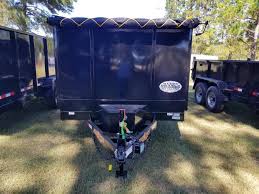 New 2021 6 x 12 10k gvwr hydraulic power up & down dump trailer hauler 24 sides. New 7x14 4 Sides Down To Earth Dump Trailer