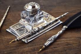 Encrier Et Repose Plume De L Ecritoire Papeterie Parisienne Depuis 1975 Porte Plume Encrier Stylo Plume