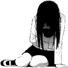 Wallpaper 4k para pc anime. Download Girl Anime Animegirl Blackandwhite Schoolgirl Depressed Png Image With No Background Pngkey Com