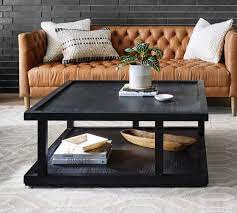 Shop square coffee table from pottery barn. Modern 40 Square Coffee Table Pottery Barn