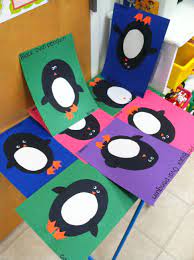 Pin By Brittany Carter On Black Oval Projects Toddler Art Projects Penguin Craft Preschool Crafts