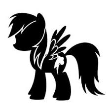 My Little Pony Rainbow Dash Stencil Free Stencil Gallery Silhouette Stencil Rainbow Dash Silhouette Images