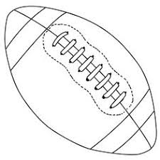 How To Draw A Football Draw Central Football Drawing Football Quilt Football Crafts