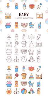 Baby Vector Free Icon Set Graphicsurf Com Baby Icon Free Icon Set Free Icons