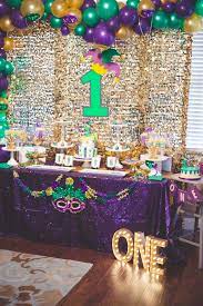 Sunkim 2pcs mardi gras porch sign mardi gras decoration set new orleans party decorations purple carnival welcome banner garland for indoor/outdoor decoration mardi gras masquerade party decor. Mardi Gras Birthday Party Kara S Party Ideas Mardi Gras Party Theme Mardi Gras Party Decorations Mardi Gras Birthday