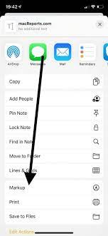 Long press on the image and choose create pdf. How To Export Notes From The Notes App As Pdf On Iphone Ipad Macreports