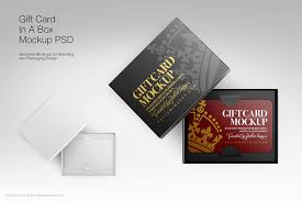 Free label tag mockup psd. Gift Card In A Box Psd Mockups On Behance