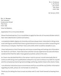Insurance Broker Cover Letter Example Cover Letters And Cv Examples