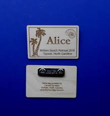 Custom Name Tags Laser Engraved Personalized Name Badges Etsy Magnetic Name Tags Name Badges Name Tags