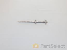 Top rack falls off at: Dishwasher Dish Rack Slide Track Right Side W11259786 Official Whirlpool Part Fast Shipping Partselect Ca