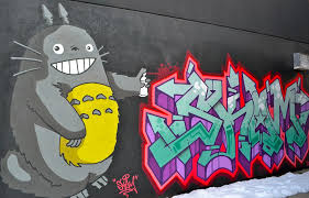 One of these art forms is graffiti. Graffiti Monster Mackenzie Fleming Flickr