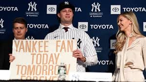 Gerrit cole career pitching statistics for major league, minor league, and postseason baseball. Gerrit Cole Brings Same Childhood Sign To New York Yankees Intro