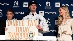 Gerrit cole's historic achievement turns into yankees nightmare. Gerrit Cole Brings Same Childhood Sign To New York Yankees Intro