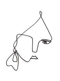 Ella By Femke Colaris On Artfully Walls Line Art Drawings Line Drawing Line Drawing Artists