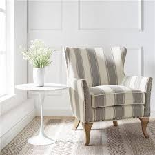 Dorel Living Reva Accent Chair Living Room Armchairs Gray Stripe Walmart Com Walmart Com