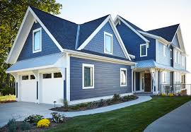 Lifetime warranty · get premium siding · 2021's best deals Hale Navy Blue House Novocom Top