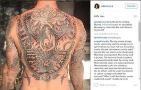 Clarified this, are all the criticisms that the actor is receiving for his tattoo necessary? Adam Levine Vs Ben Affleck Who Has The Most Tragic Back Tattoo Popdust