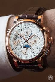 Both The Grand Complication And Public Prize Went To A Lange Sohne With The 1815 Rattrapante Perpetual Calendar At The Annual Grand Prix Horo Luks Saatler Erkek Kol Saatleri Ve Saatler