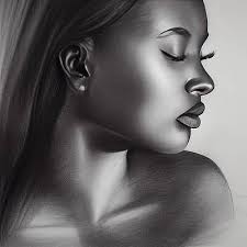 Ebony Woman Drawings for Sale