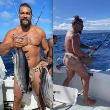 Jason Momoa Shows Off Thicc Muscle Ass And Nearly Naked Ripped Body While  Fishing | STR8UPGAYPORN